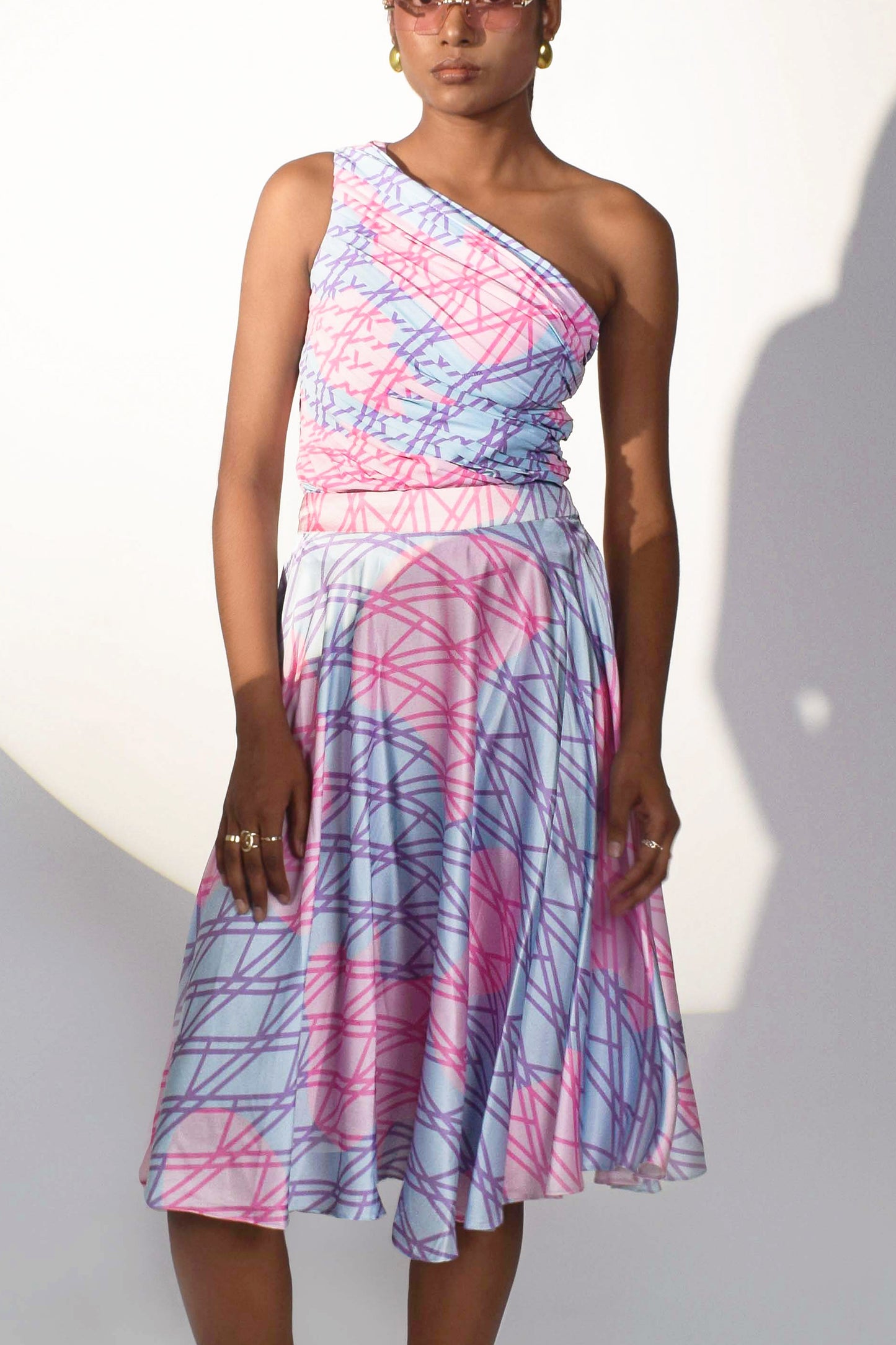 Paradox Silkscreened Circle Skirt